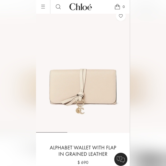 ❌SOLD❌ 🩷Chloe Alphabet Wallet🩷 - Picture 14 of 14